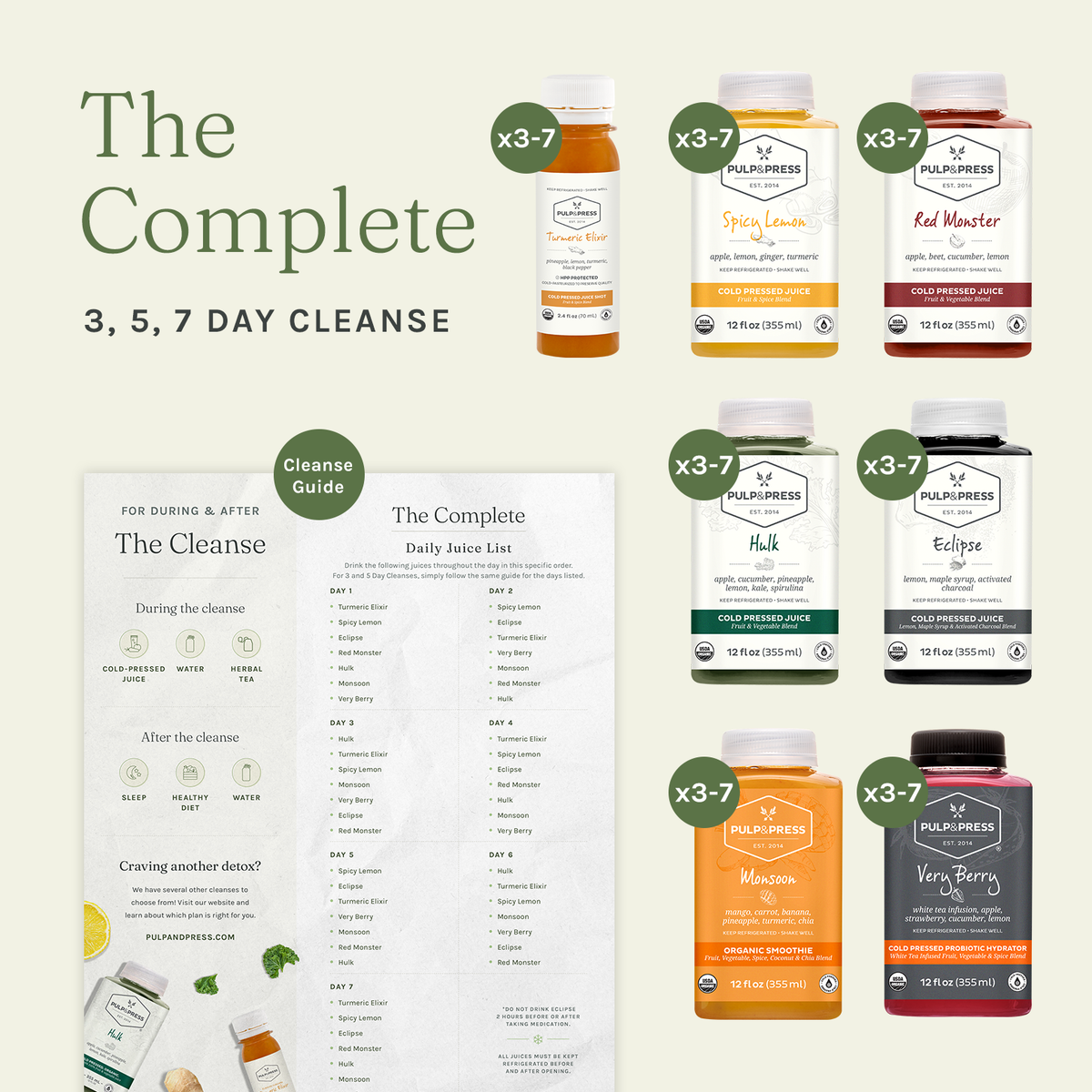 Pressed juice shop detox