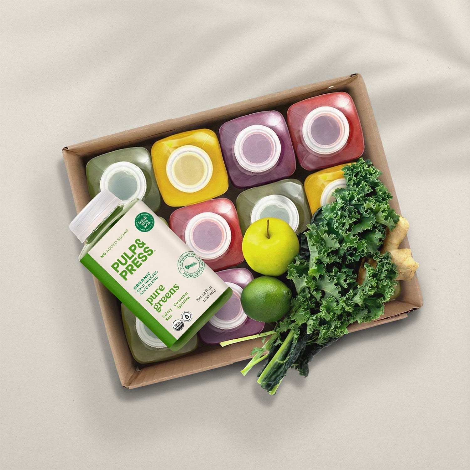 Organic Beet & Green Juice Detox Cleanse + Wellness Shots | Pulp Organic Beet & Green Juice Detox Cleanse + Wellness Shots | Pulp