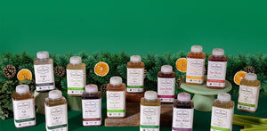 Holiday collection of juice